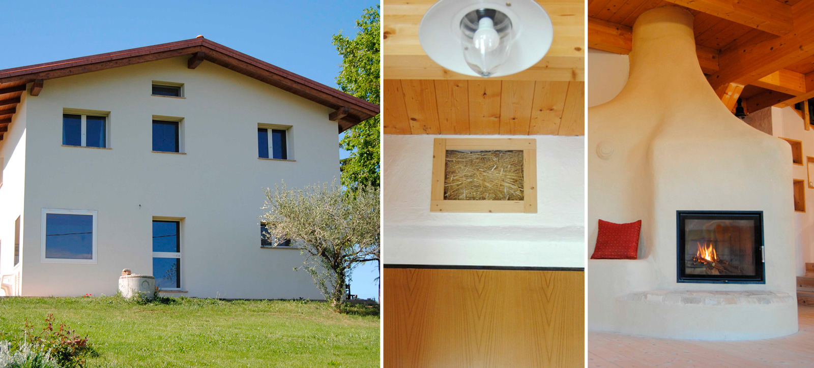 Realizzazioni di bioedilizia integrate nella natura e nel paesaggio