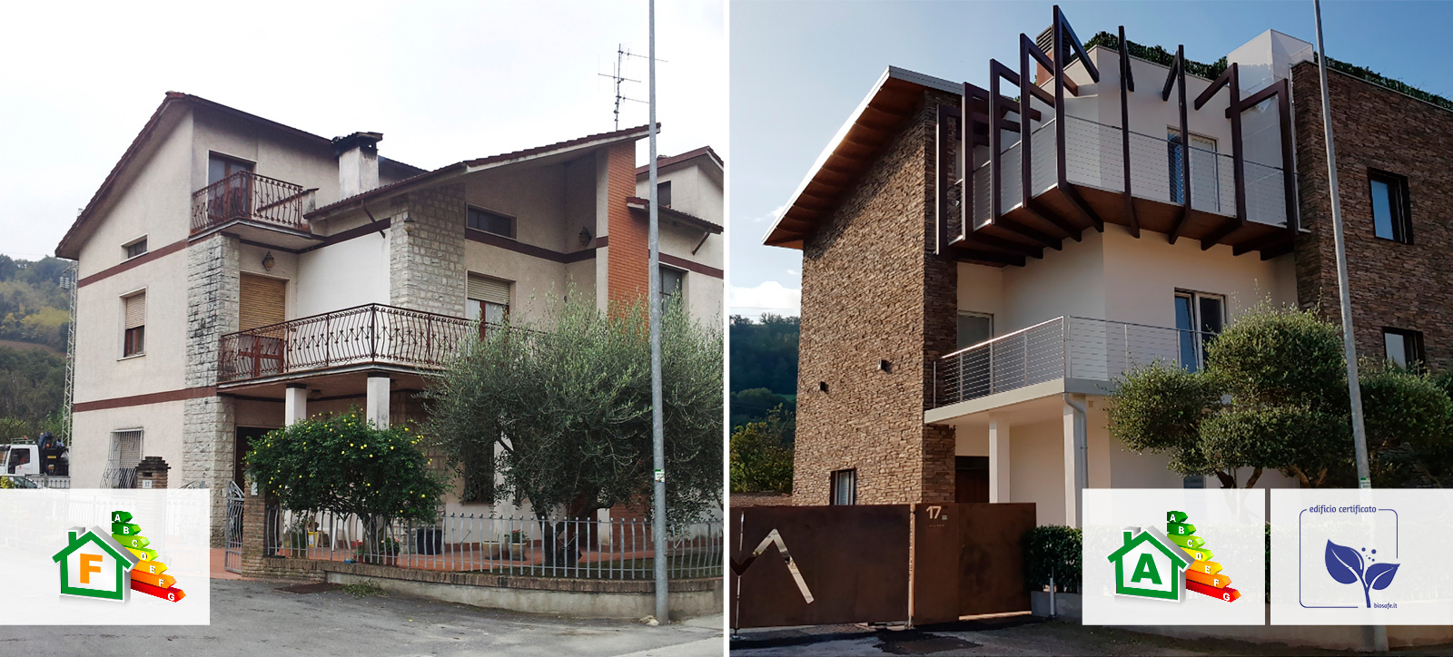 Riqualificazione strutturale di edificio con attenzione al design architettonico